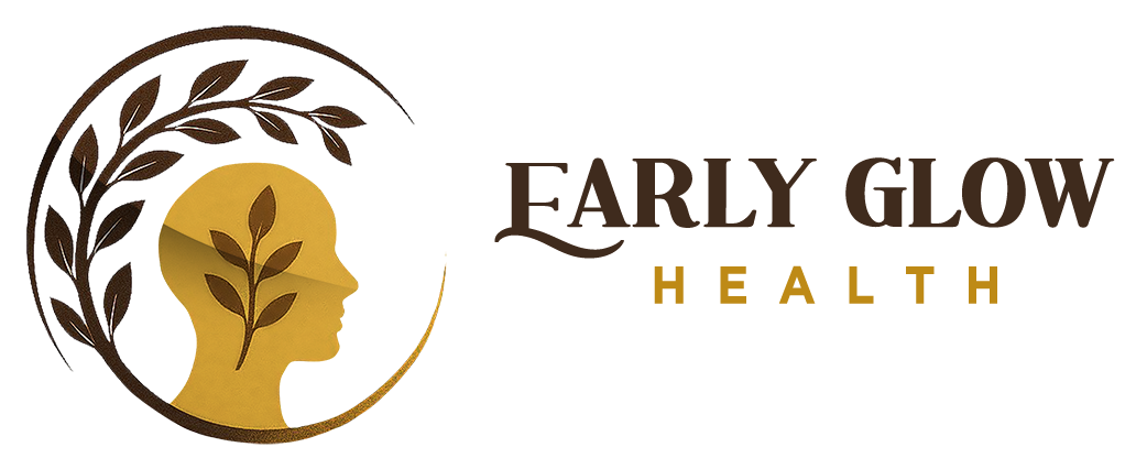 Early-Glow-Health-side by side logo